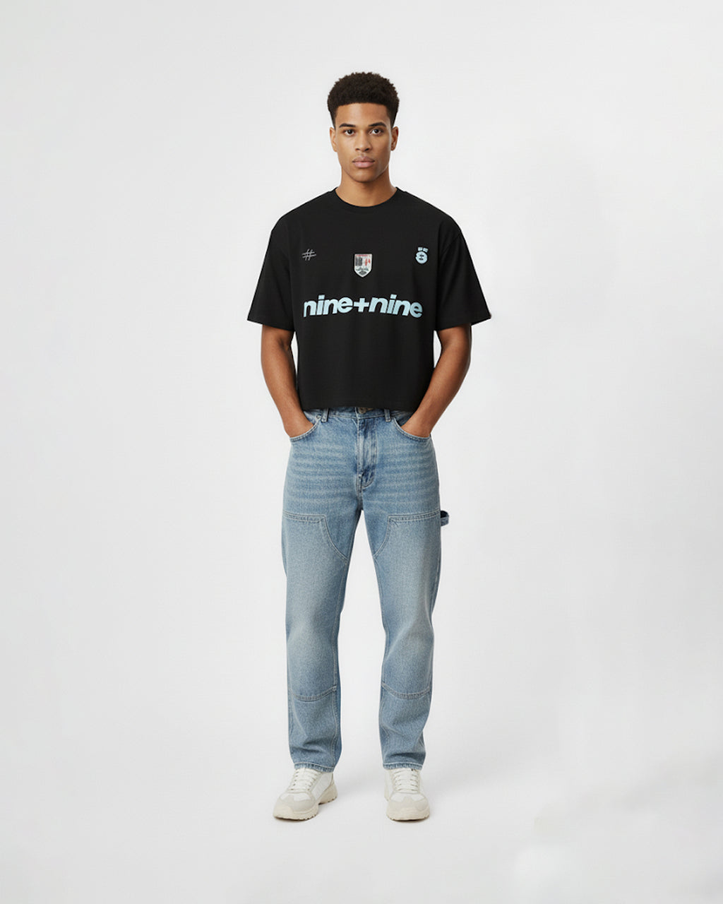 Football Tee Black