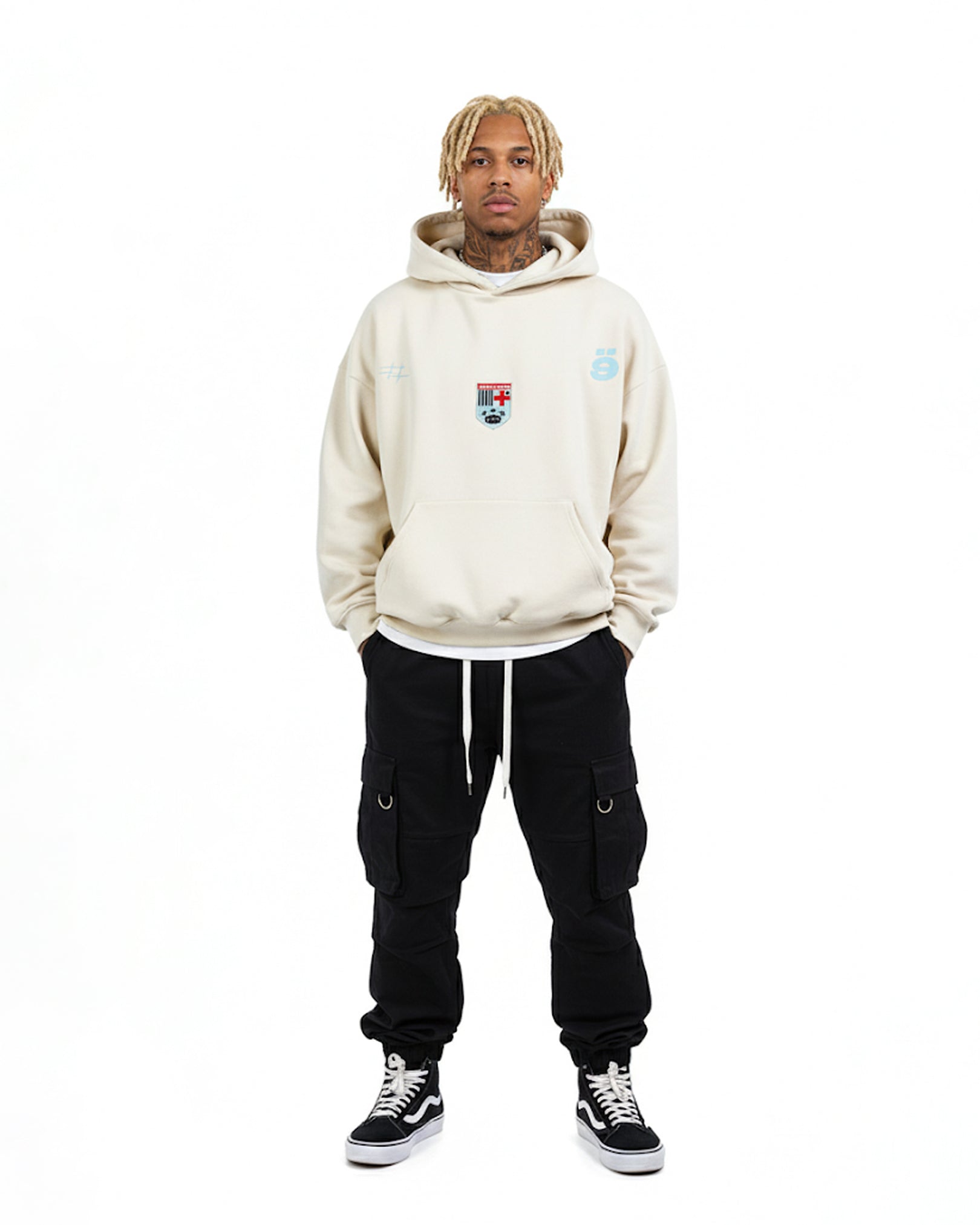 Football Hoodie Cream