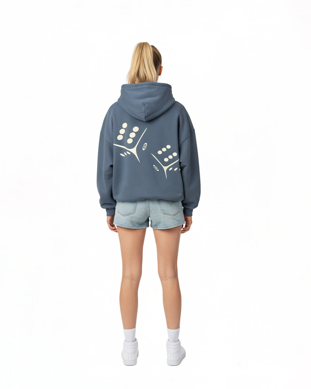 Dice Hoodie Blue