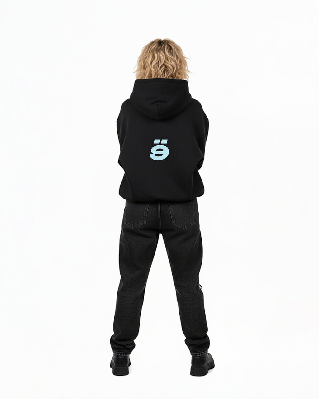 Football Hoodie Black